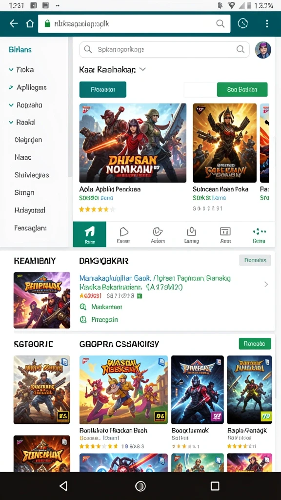 olx128 - Screenshot menampilkan karakter unik dalam permainan.