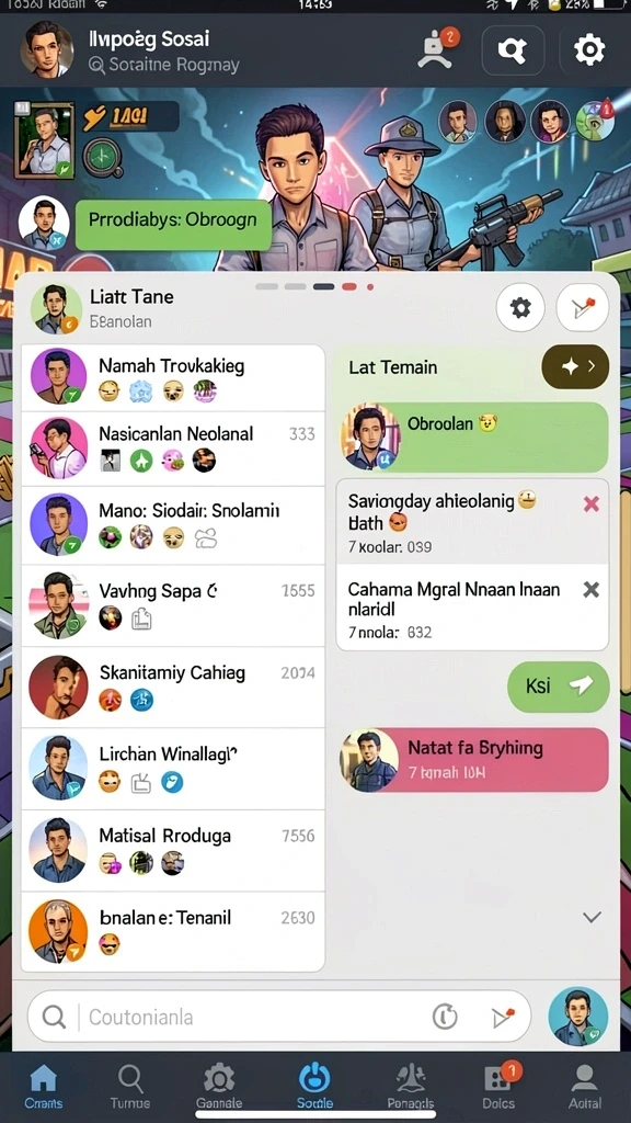 vegas969 - Interaksi sosial yang menyenangkan dengan pemain lain.